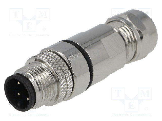 Plug; M12; PIN: 4; male; A code-DeviceNet / CANopen; for cable