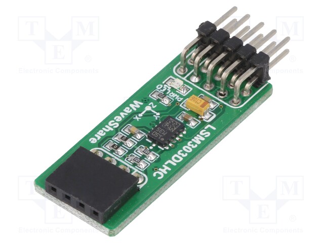 Sensor: position; accelerometer,magnetometer; I2C; LSM303DLHC