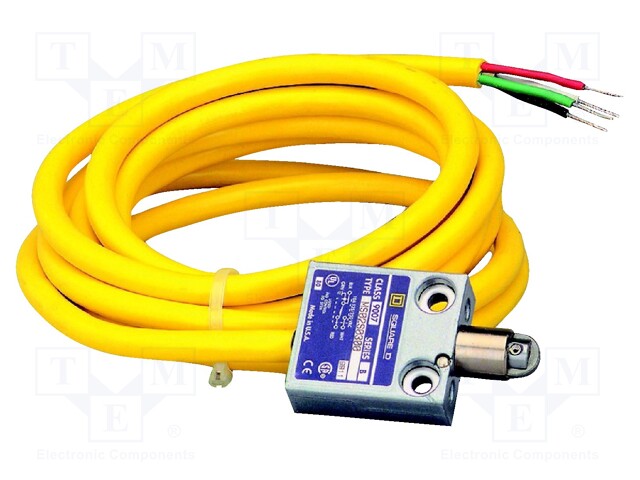 Limit Switch, Roller Plunger, SPST-NO, SPST-NC, 10 A, 240 V, 22.24 N, 9007