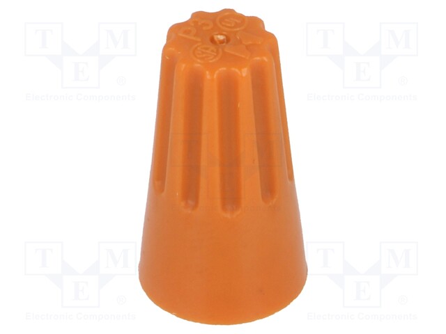 Splice terminals; 0.5÷2.5mm2; orange; 80pcs.