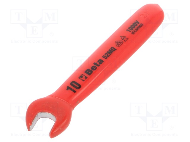 Wrench; insulated,single sided,spanner; 10mm; EN 60900,VDE