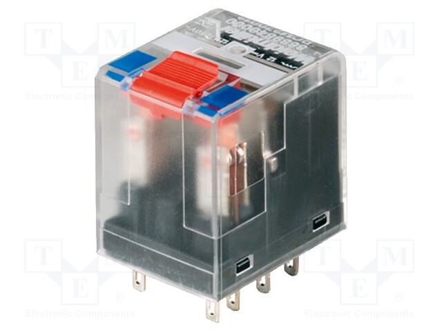 Relay: electromagnetic; 4PDT; Ucoil: 12VDC; 6A/240VAC; 6A/24VDC; 6A