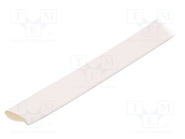 Heat shrink sleeve; thin walled,flexible; 2: 1; 25.4mm; white