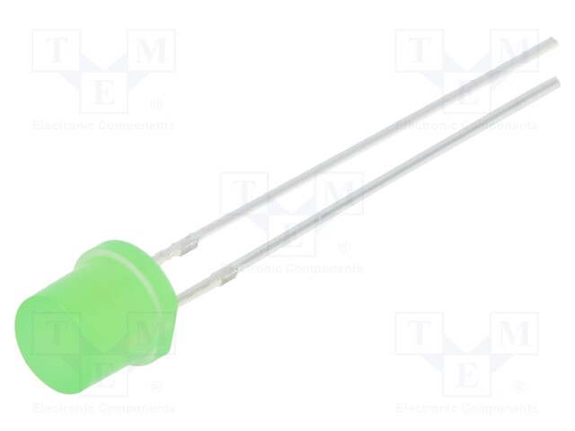 LED; yellow green; 330mcd; 140°; 20mA; 1.8÷2.6V; Front: flat