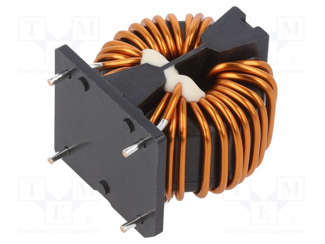 Inductor: wire with current compensation; THT; 4.1mH; 7.72mΩ