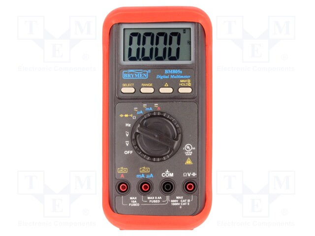 Digital multimeter; LCD 3,75 digit (4000); 3x/s; 198x97x55mm