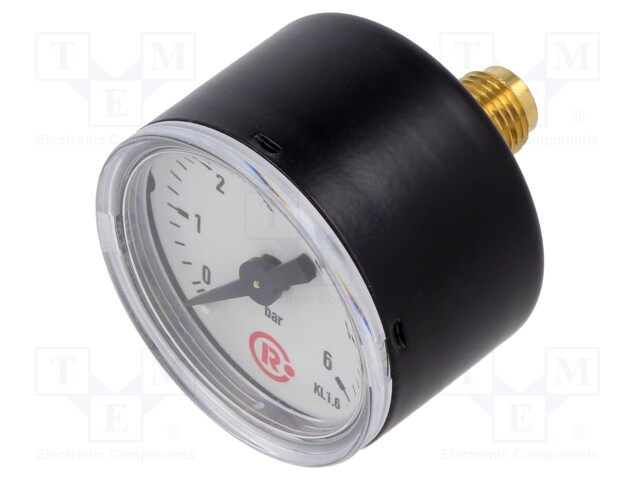 Manometer; 0÷6bar; 40mm; non-aggressive liquids,inert gases