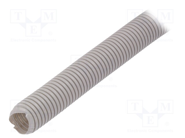 Protective tube; ØBraid : 32mm; grey; L: 50m; -5÷60°C; Øint: 25mm