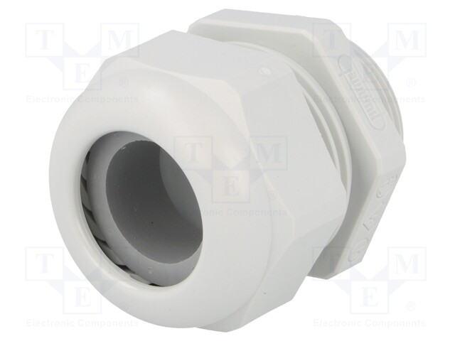 Cable gland; M32; IP68; Mat: polyamide; light grey; UL94V-0