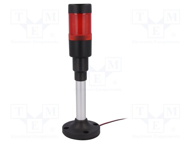 Signaller: signalling column; continuous light; Colour: red; LED