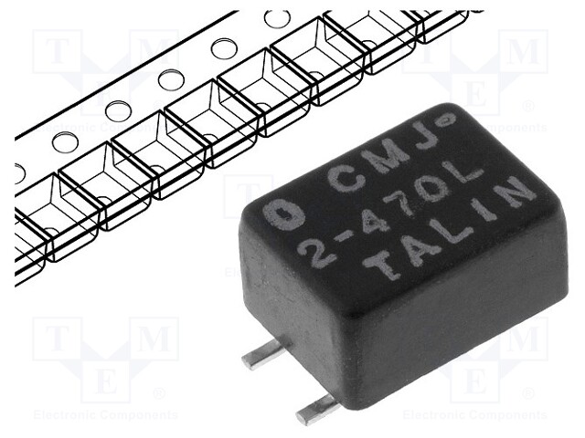 Inductor: wire; SMD; 500mA; 130mΩ; Induct.of indiv.wind: 47uH