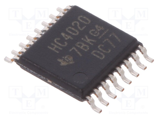 IC: digital; 14bit,binary counter; Channels: 12; Series: HC; SMD