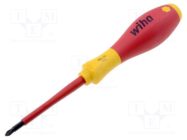 Screwdriver; insulated; Phillips; PZ1; Blade length: 80mm; 1kVAC