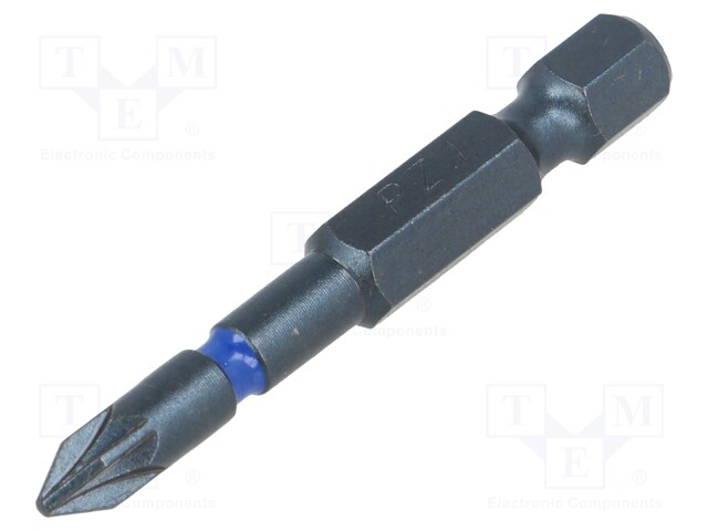 Screwdriver bit; Pozidriv®; PZ1; Overall len: 50mm; Torsion