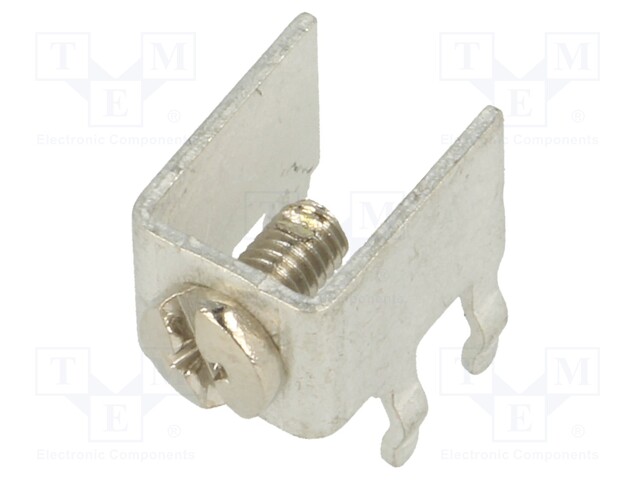 Terminal: screw terminal; THT,screw terminal; silver; 7.5x5mm