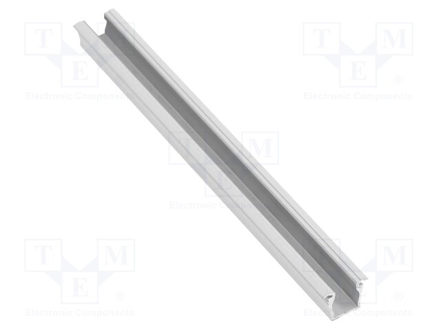 Profiles for LED modules; silver; 1m; GALAX MIKRO; aluminium