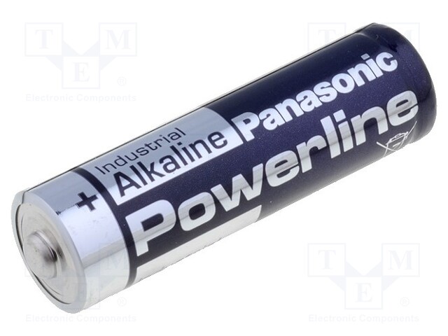 Battery: alkaline; 1.5V; AA; non-rechargeable