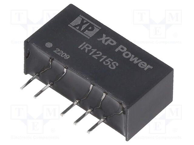 Converter: DC/DC; 3W; Uin: 12V; Uout: 15VDC; Uout2: -15VDC; SIP; 2.8g