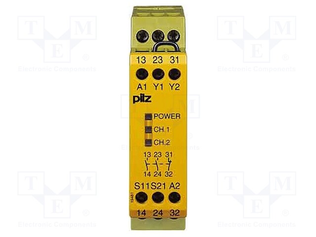 Module: safety relay; Series: P2HZ X3; OUT: 3; Mounting: DIN; 24VDC