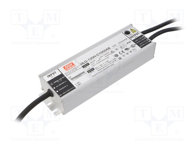 Power supply: switched-mode; LED; 155.4W; 74÷148VDC; 525÷1050mA