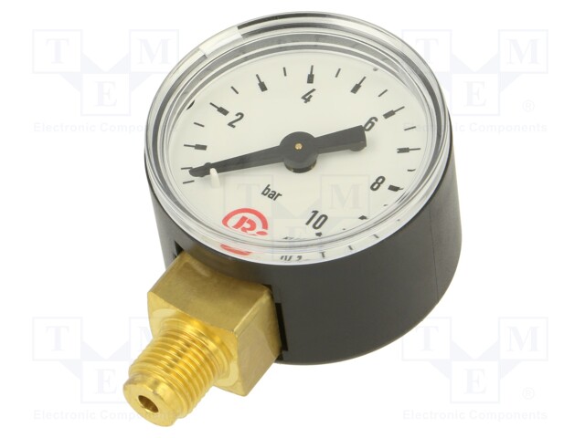 Manometer; 0÷10bar; 40mm; non-aggressive liquids,inert gases