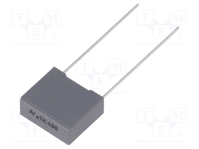 Capacitor: polyester; 100nF; 200VAC; 400VDC; Pitch: 10mm; ±10%