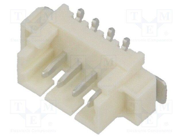 Socket; wire-board; male; PicoBlade; 1.25mm; PIN: 4; SMT; 1A; tinned