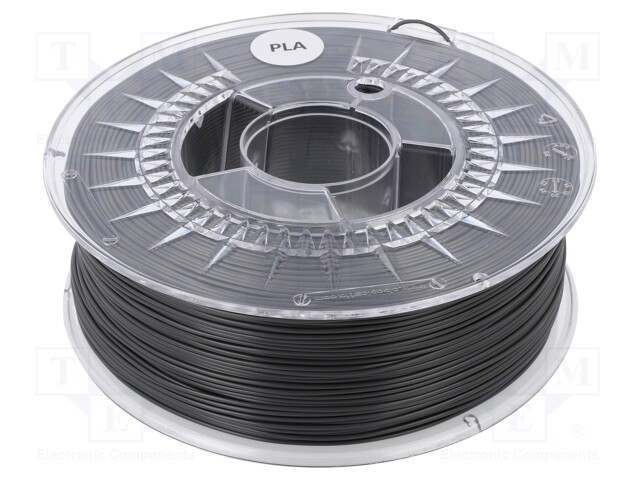 Filament: PLA; 1.75mm; dark grey; 200÷235°C; 1kg; ±0,05mm