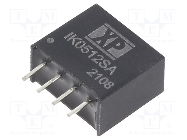 Converter: DC/DC; 250mW; Uin: 5V; 12VDC; Iout: 20.83mA; SIP; 1.4g