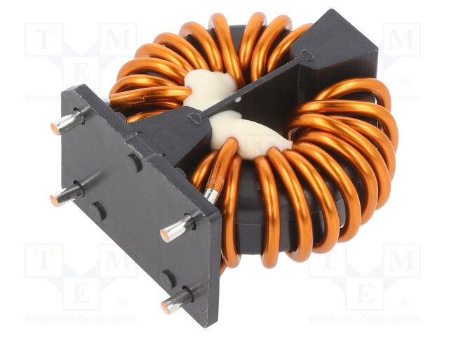 Inductor: wire with current compensation; THT; 1.6mH; 3.28mΩ