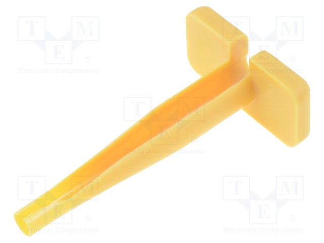 Tool: for contact removal; 12AWG; for size 12 terminals; yellow