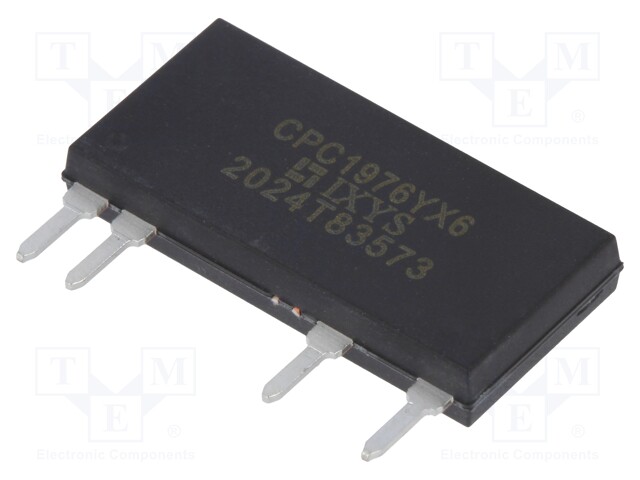 Relay: solid state; Icntrl max: 50mA; 2A; max.600VAC; THT; SIP4