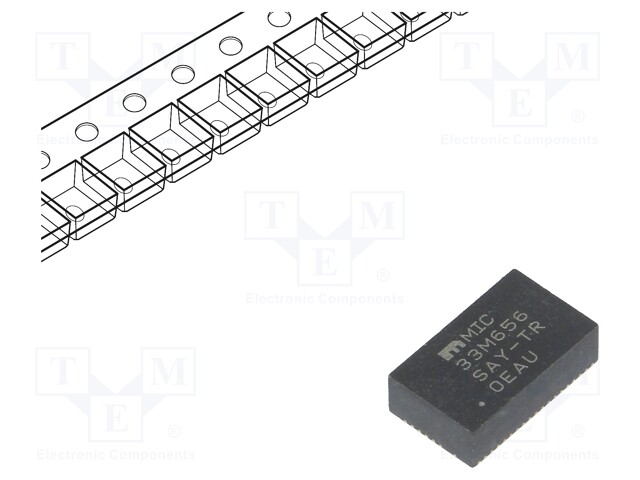 PMIC; DC/DC converter; Uoper: 2.4÷5.5V; Uout: 1V; B1QFN53; buck