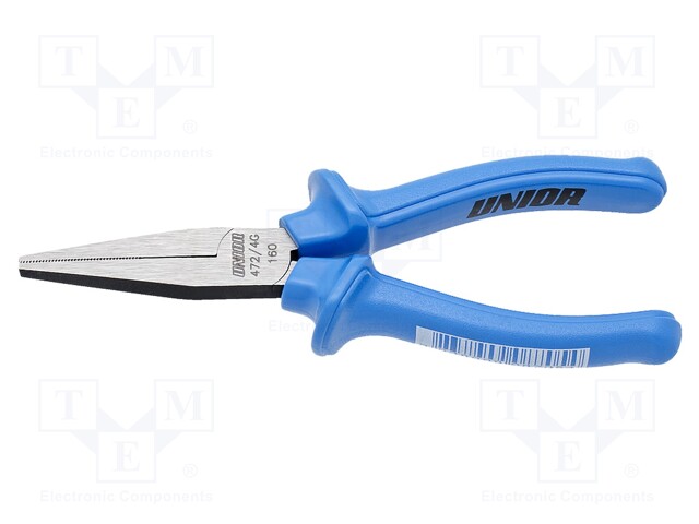 Pliers; flat; 160mm; Conform to: DIN/ISO 5745; 472/4G