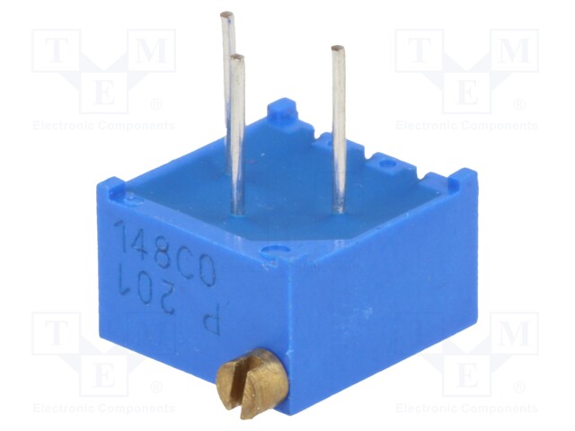 Potentiometer: mounting; multiturn; 200Ω; 500mW; THT; ±10%; linear