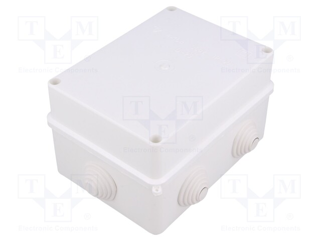 Enclosure: junction box; X: 118mm; Y: 157mm; Z: 94mm; wall mount