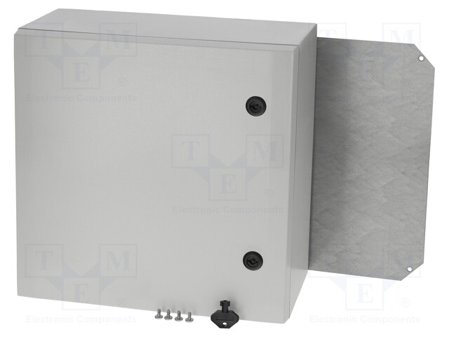 Enclosure: wall mounting; X: 300mm; Y: 300mm; Z: 210mm; ARCA; grey