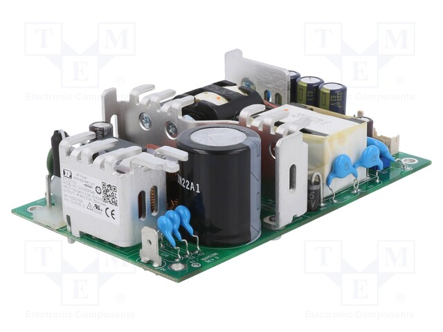 AC/DC Open Frame Power Supply (PSU), ITE & Medical, 1 Output, 180 W, 250W @ 7CFM, 85V AC to 264V AC