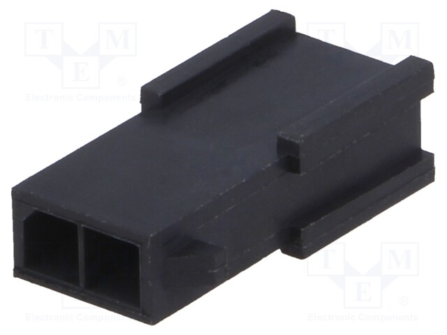 Plug; wire-board; female; Minitek Pwr 3.0; 3mm; PIN: 2; for cable