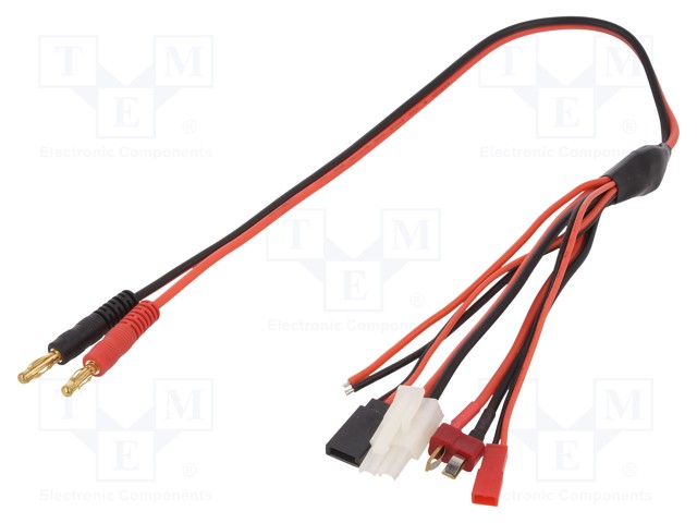 RC accessories: adapter; 450mm; 18AWG; Insulation: silicone