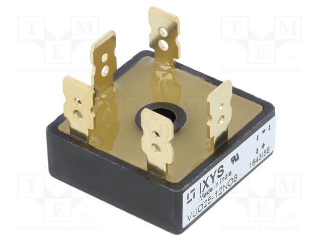 Three-phase bridge rectifier; Urmax: 1.2kV; If: 20A; Ifsm: 380A