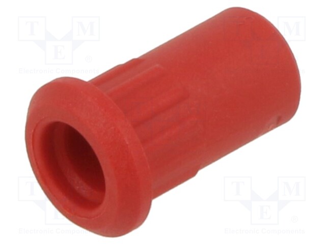 Case; 25A; red; 17mm; for banana sockets