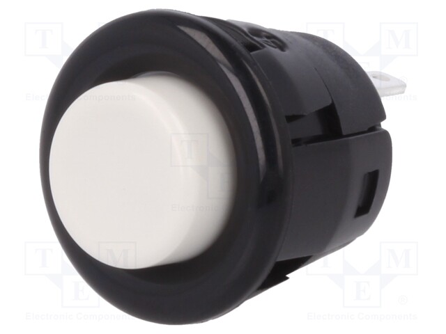 Switch: push-button; Pos: 2; SPST-NO; 3A/125VAC; white; none; 1kV