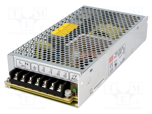 Power supply: switched-mode; modular; 156W; 24VDC; 199x98x38mm