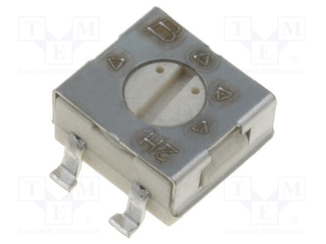 Trimpot, Single Turn, Cermet, Top Adjust, 200 ohm, Surface Mount, 1 Turns