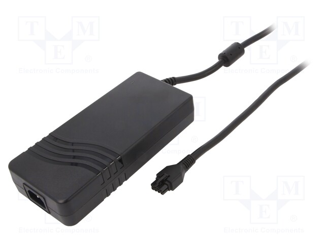 Power supply: switched-mode; 48VDC; 3.75A; 180W; desktop; -10÷60°C