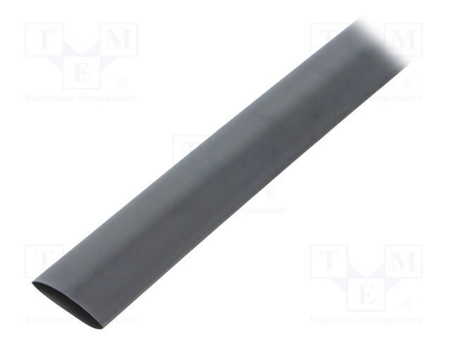 Heat shrink sleeve; glueless; 3: 1; 24mm; L: 1.2m; black; 5pcs.