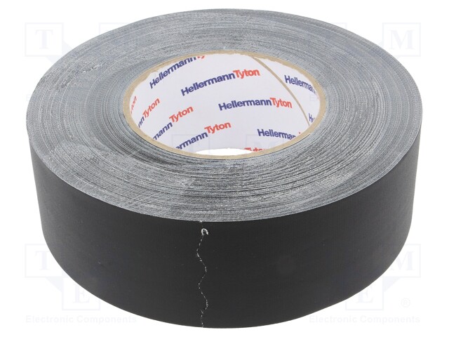 Tape: fixing; W: 50mm; L: 50m; black; -30÷80°C; 64N/cm; 10%