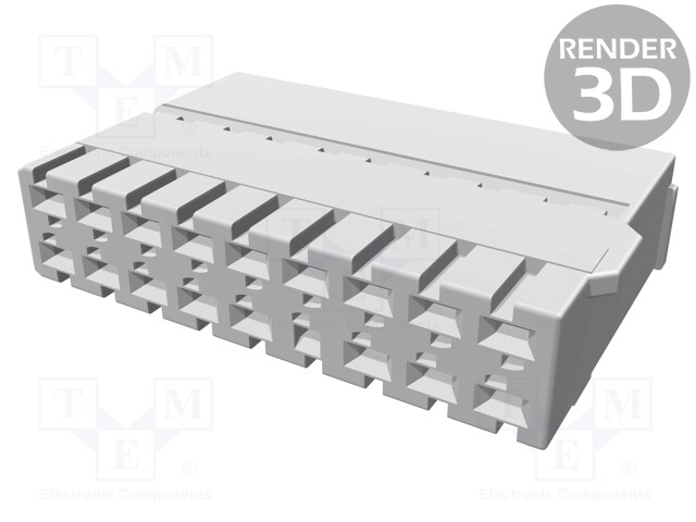 Connector: wire-board; MCP 1.5K; plug; female; PIN: 18; for cable