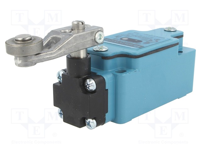 Limit switch; rotary lever with roller; NO + NC; PG13,5; IP67